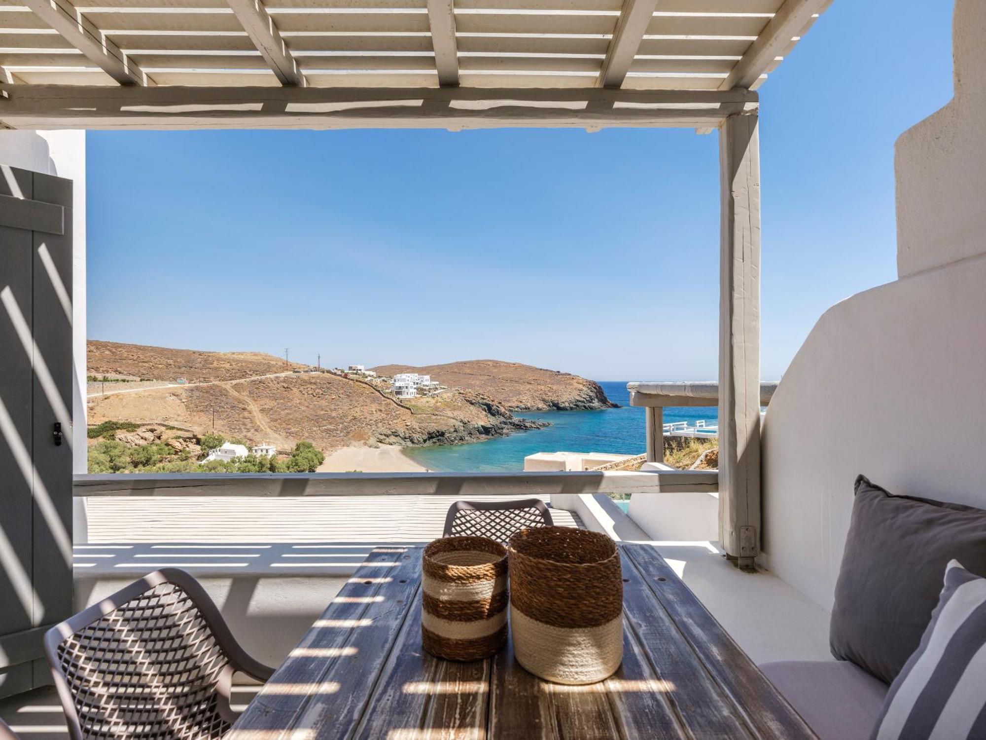 Sea Rock & Sky Private Mykonos Residence Merchia Beach Εξωτερικό φωτογραφία