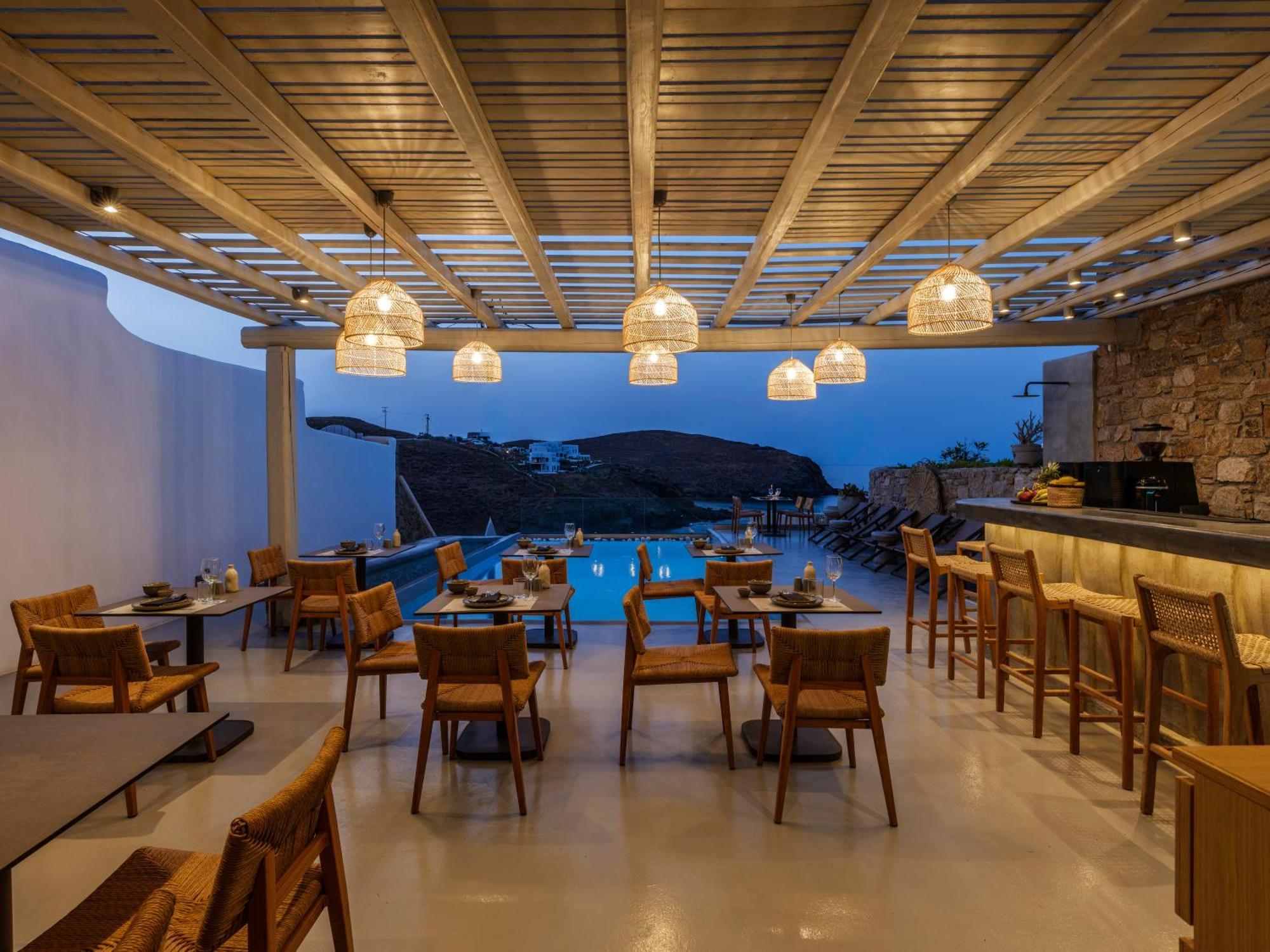 Sea Rock & Sky Private Mykonos Residence Merchia Beach Εξωτερικό φωτογραφία