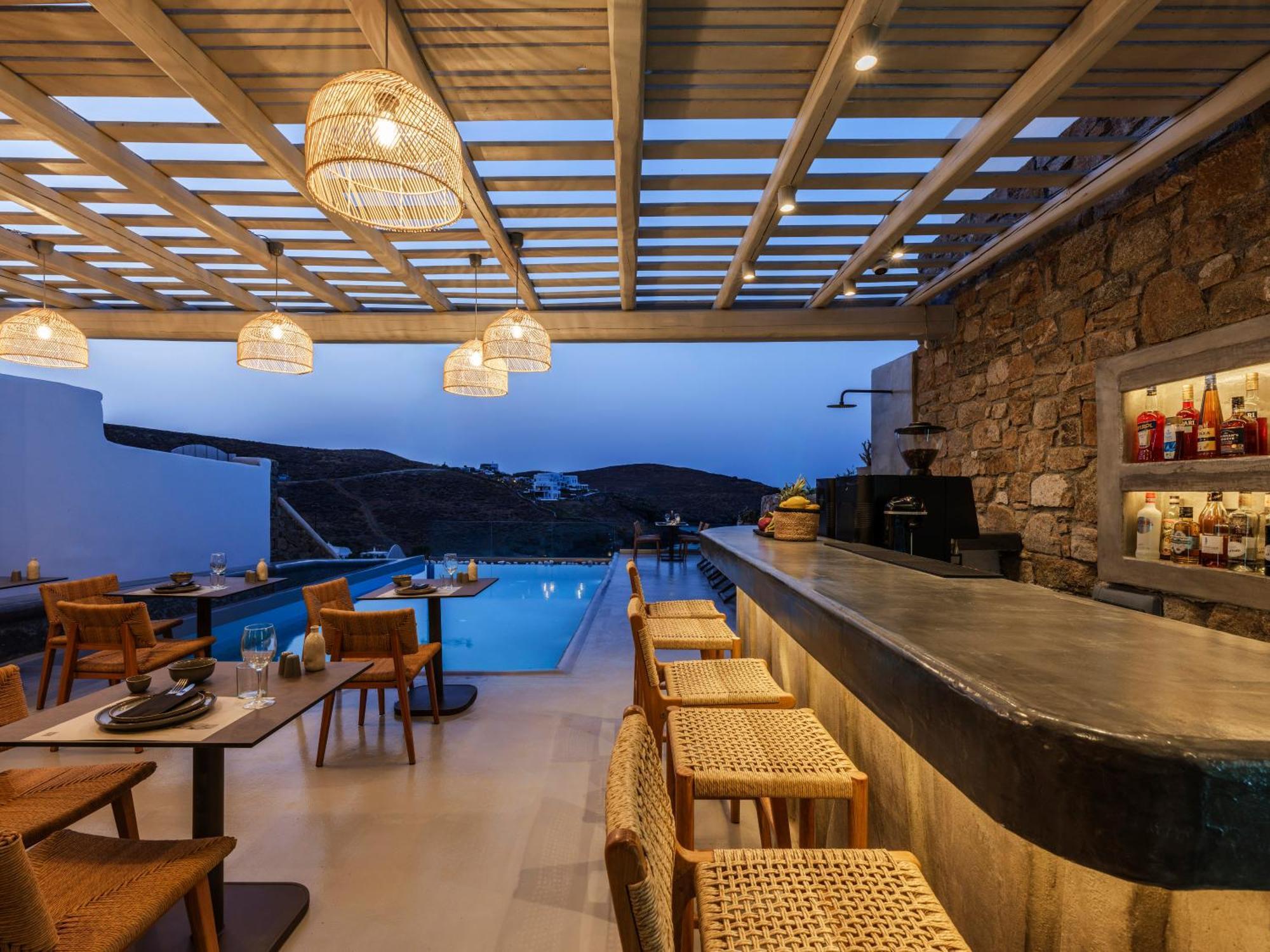 Sea Rock & Sky Private Mykonos Residence Merchia Beach Εξωτερικό φωτογραφία