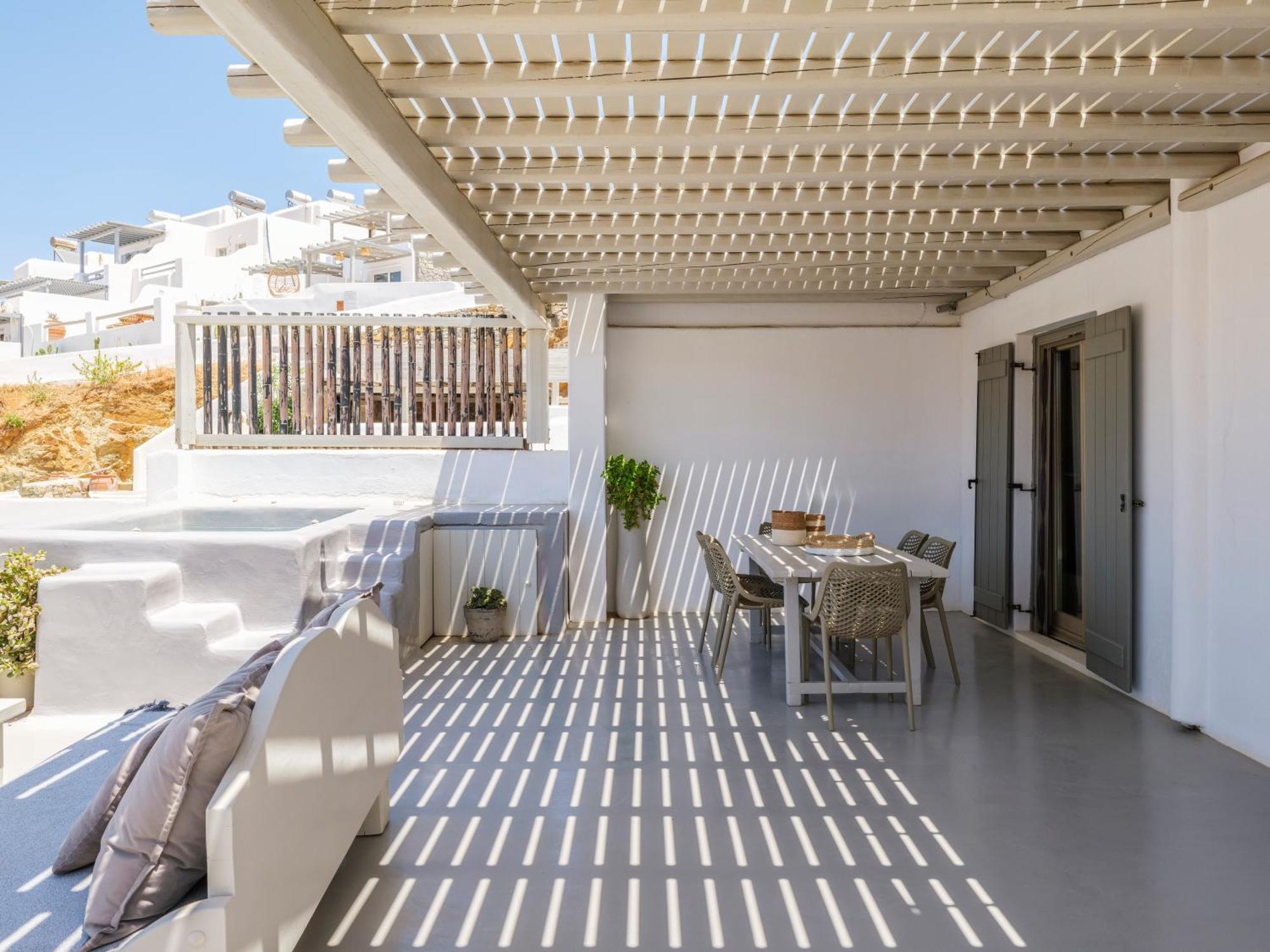 Sea Rock & Sky Private Mykonos Residence Merchia Beach Εξωτερικό φωτογραφία