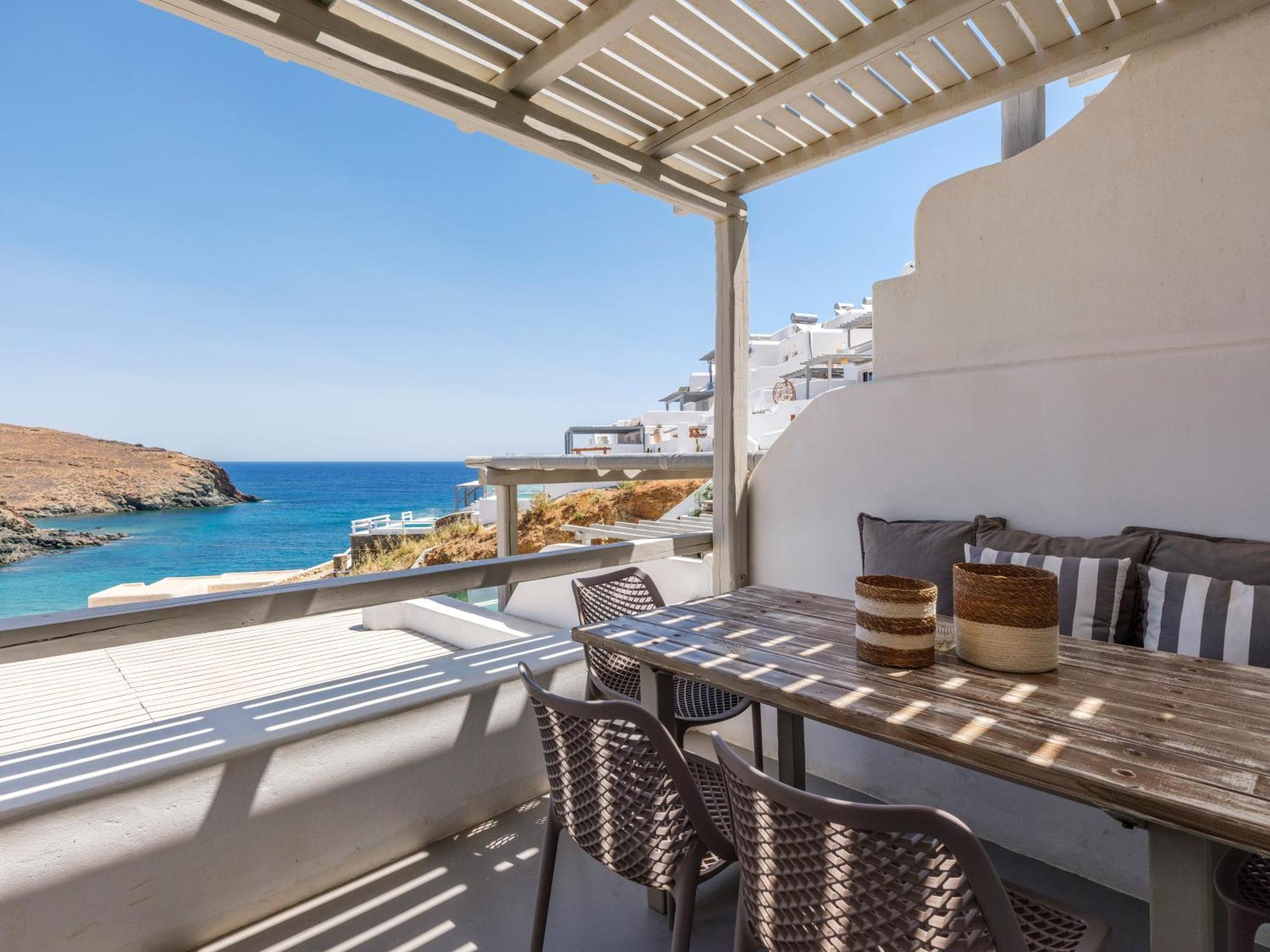 Sea Rock & Sky Private Mykonos Residence Merchia Beach Εξωτερικό φωτογραφία
