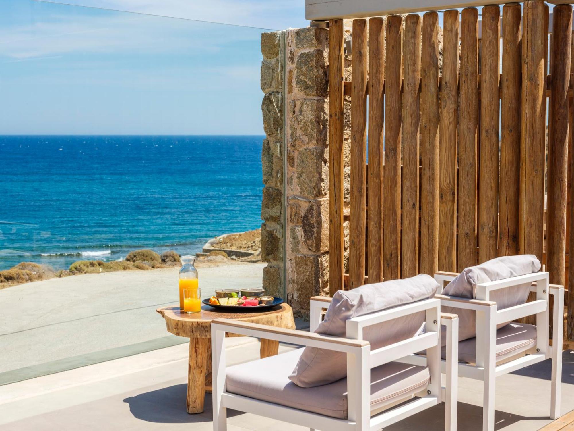 Sea Rock & Sky Private Mykonos Residence Merchia Beach Εξωτερικό φωτογραφία