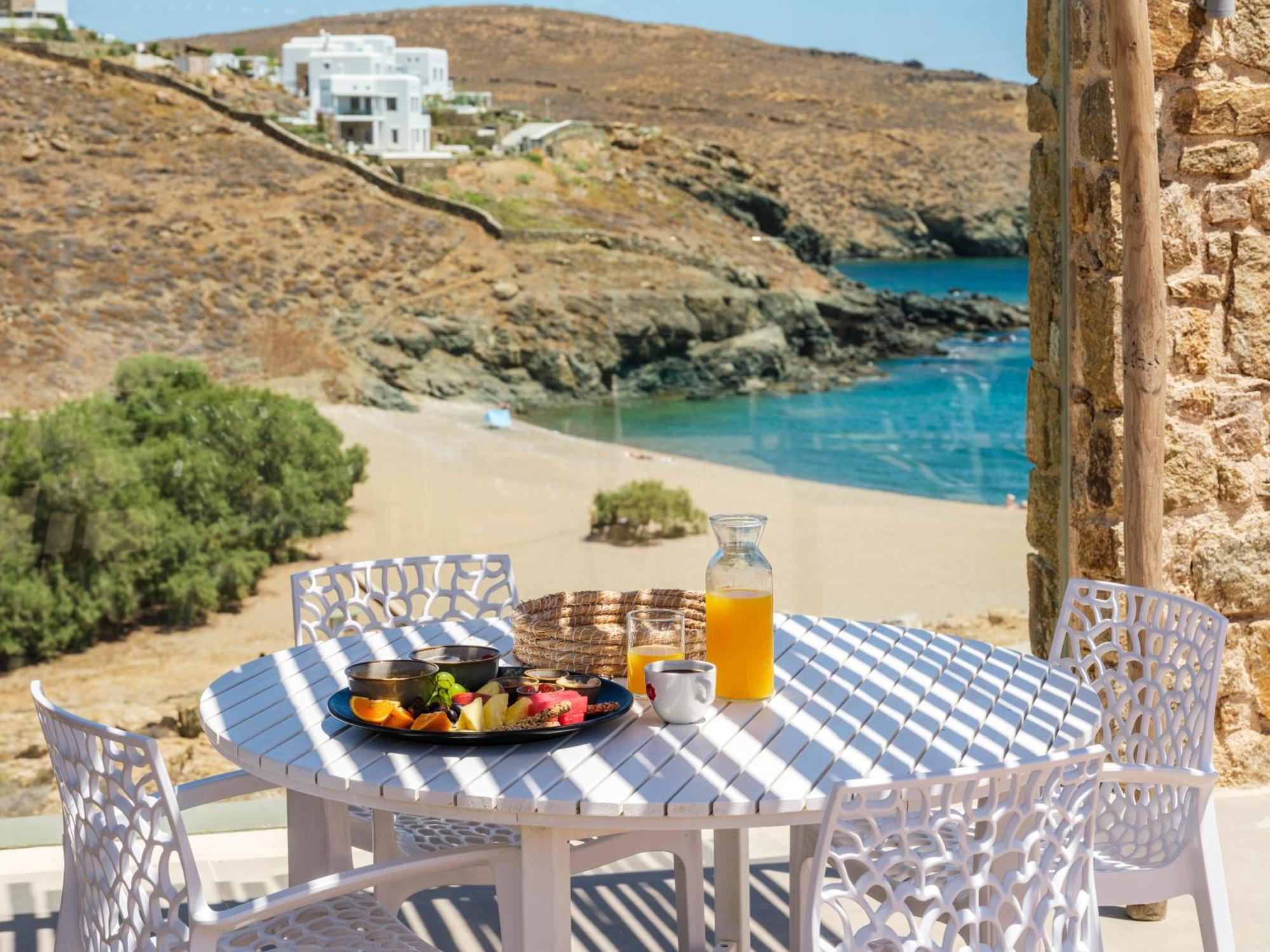 Sea Rock & Sky Private Mykonos Residence Merchia Beach Εξωτερικό φωτογραφία