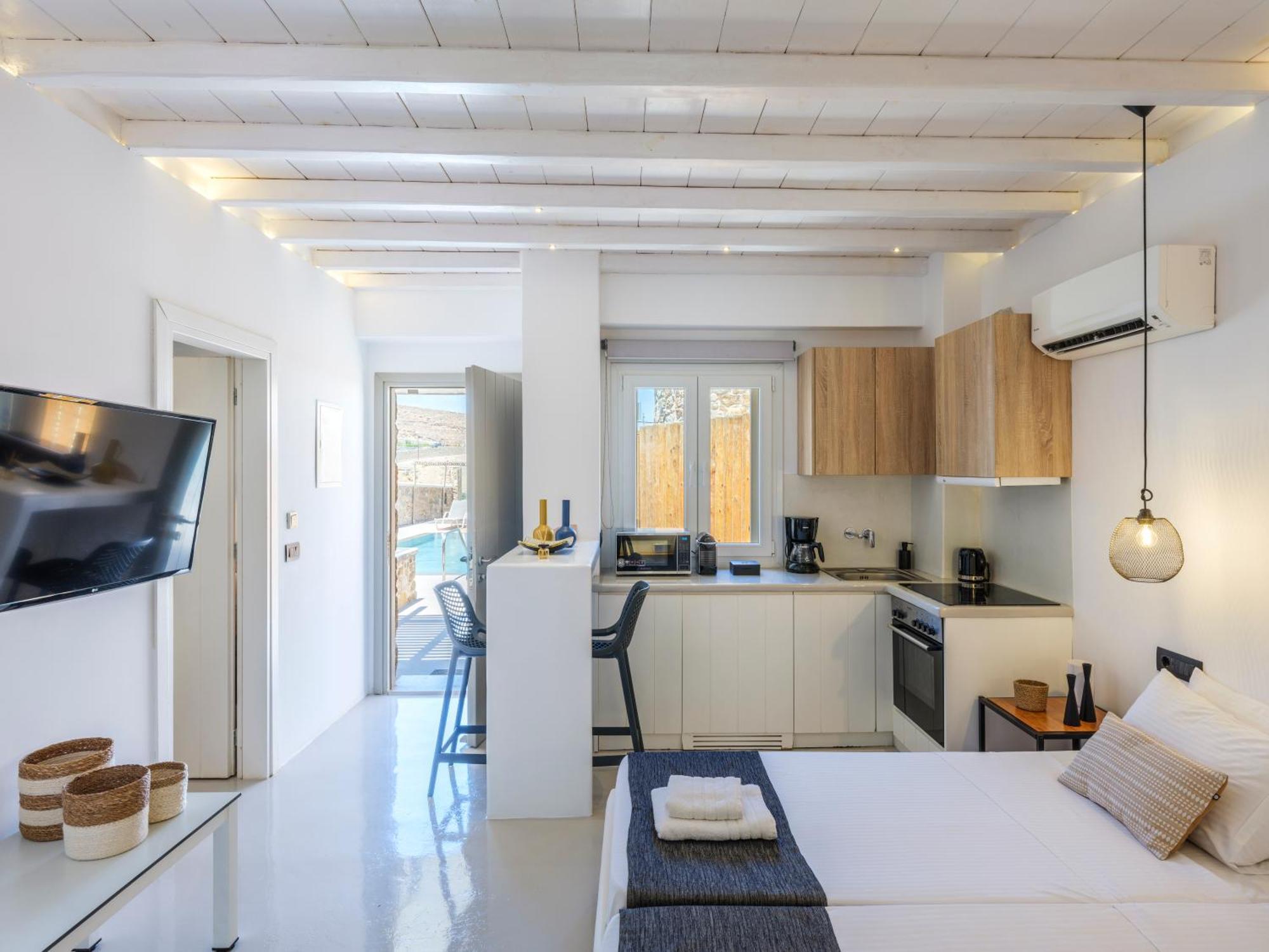 Sea Rock & Sky Private Mykonos Residence Merchia Beach Εξωτερικό φωτογραφία