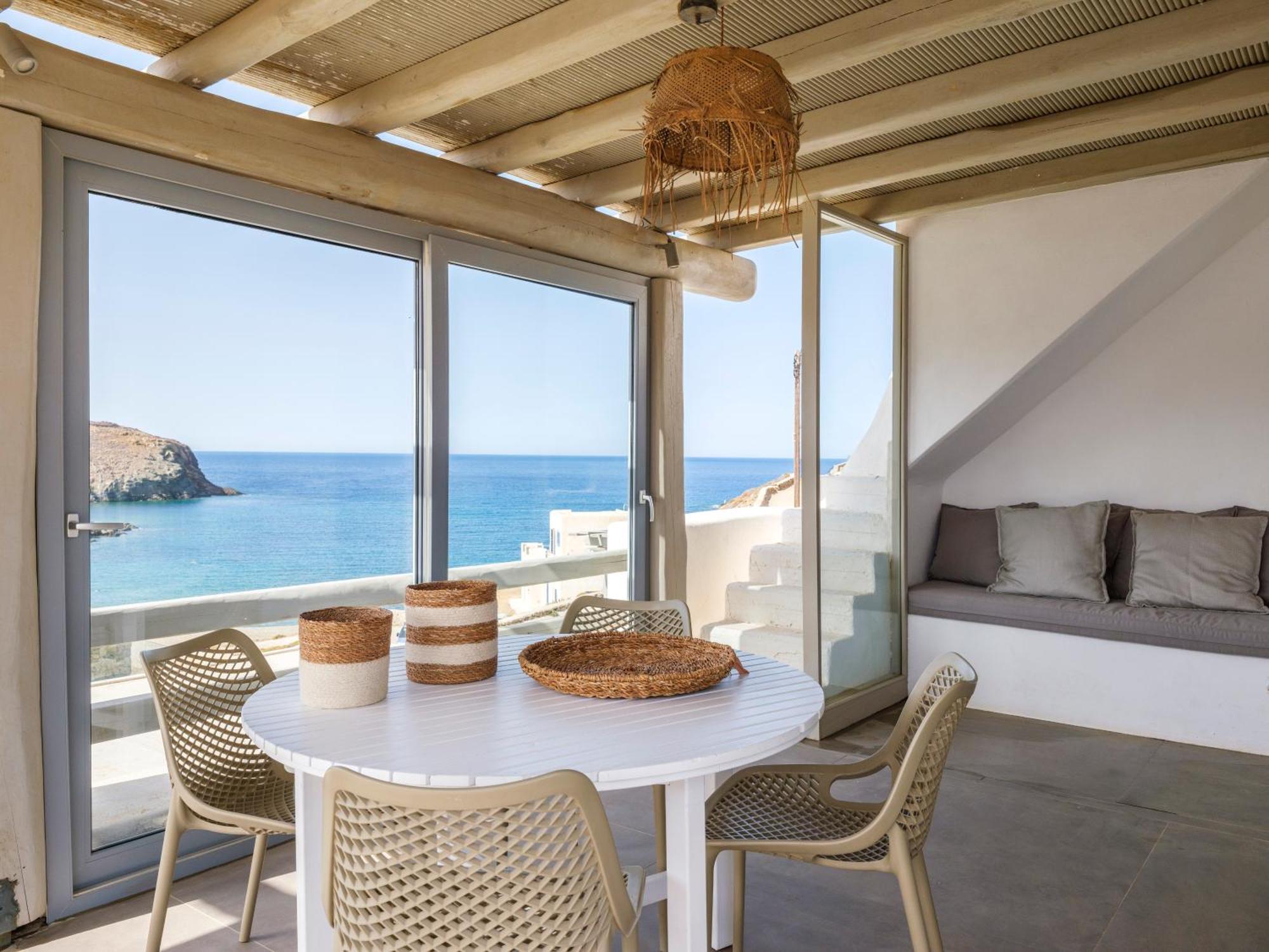 Sea Rock & Sky Private Mykonos Residence Merchia Beach Εξωτερικό φωτογραφία