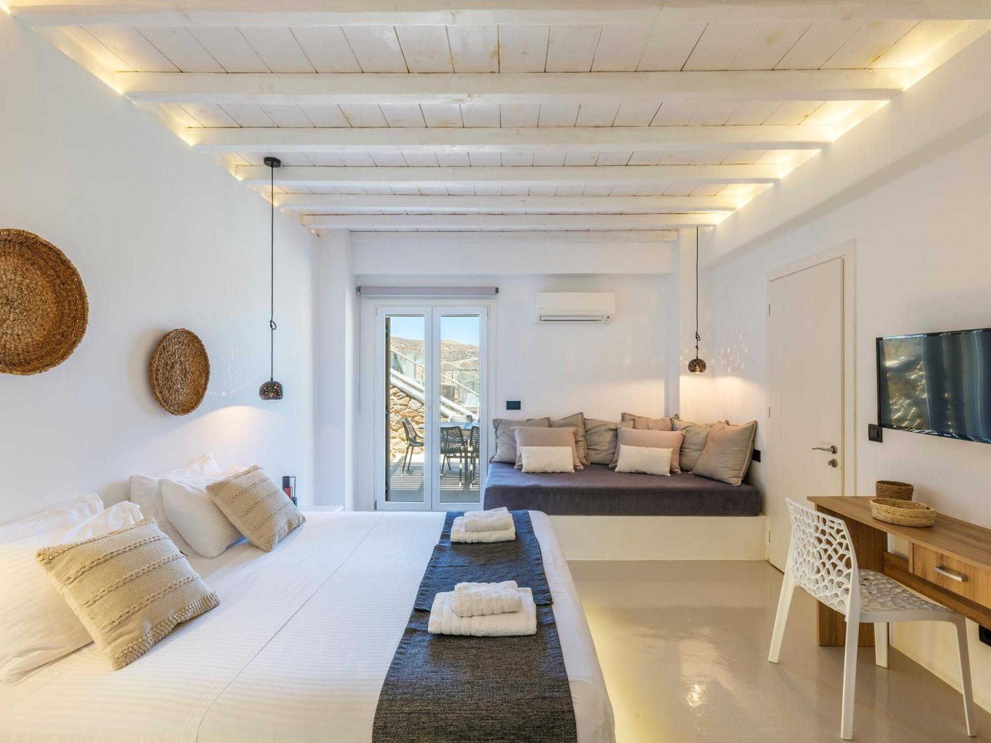 Sea Rock & Sky Private Mykonos Residence Merchia Beach Εξωτερικό φωτογραφία