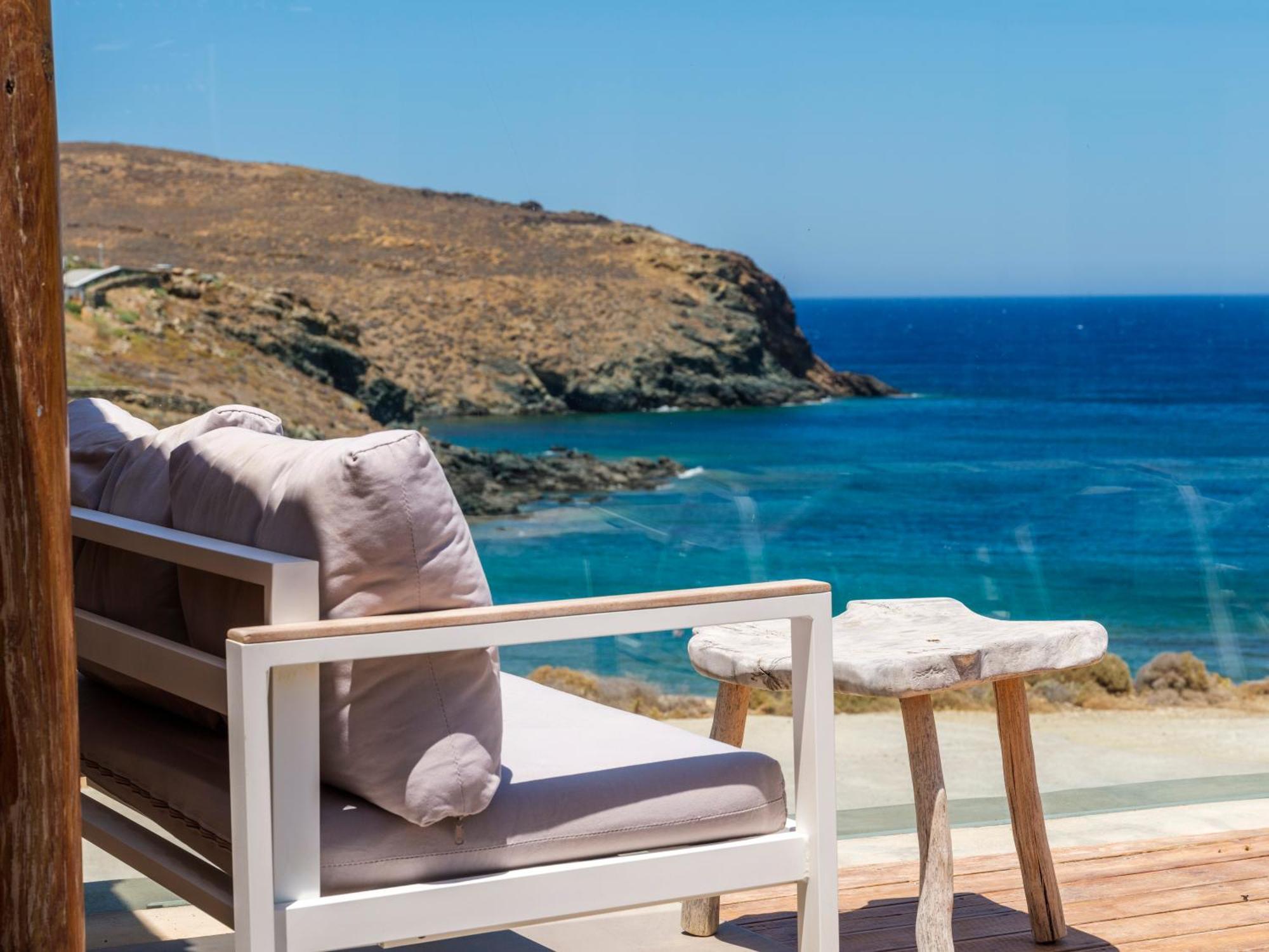 Sea Rock & Sky Private Mykonos Residence Merchia Beach Εξωτερικό φωτογραφία